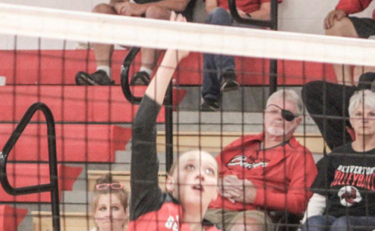 Trinity Danielak had 10 kills and 11 digs in the Beaverton volleyball team’s three-set victory over Pinconning last Wednesday night.