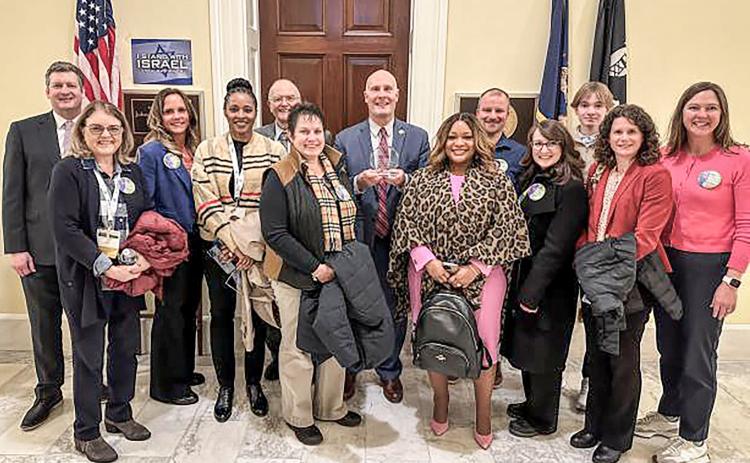 Congressman Moolenaar with Michigan Primary Care Association members after being presented with the Distinguished Community Health Center Advocacy Award.