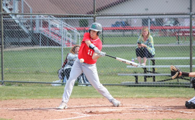 Landon Love takes aim, looking to make contact with the ball. Landon posted a .426 batting average for the season, one of Beaverton’s best hitters for the year.