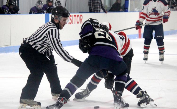 Gladiators face-off against the Hawk JV.