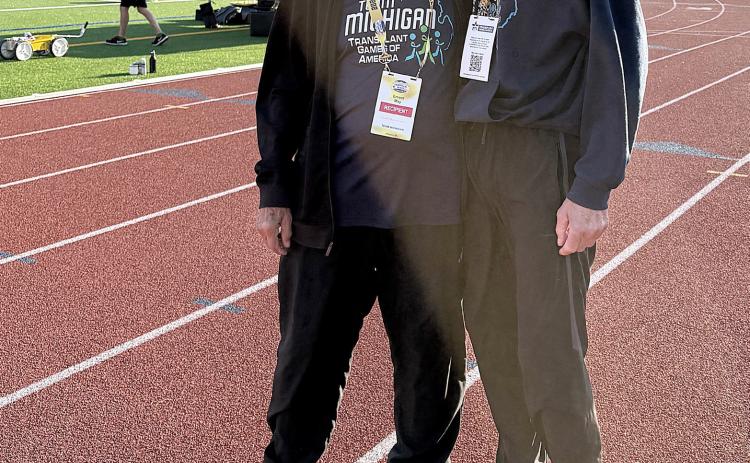 Jim Ogg competes at the Transplant Games of America