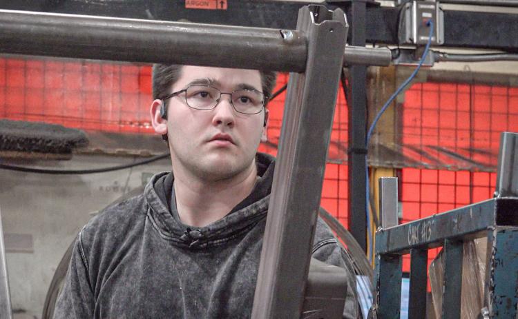 Clare graduate and two-year CTE Welding Technology student David Yoder has turned that experience into a leadership position at StageRight in short order.