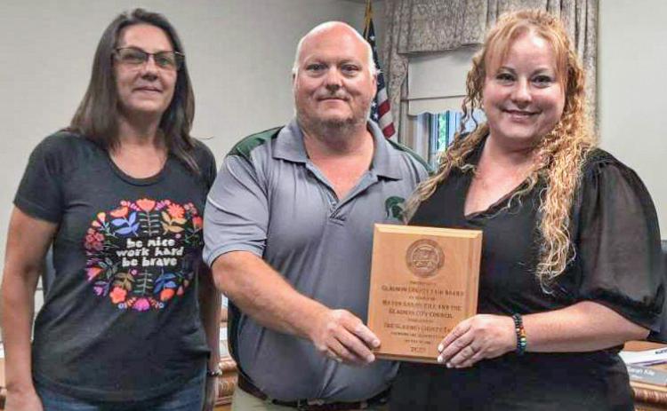 Pictured left to right are: Cristy Gutierrez, Fred Shaver, and Sarah Kile.