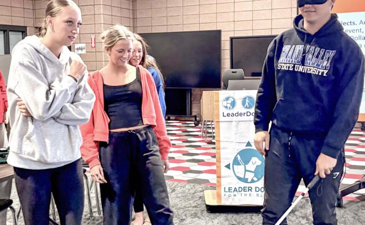 BEAVERTON LEO CLUB HOSTS LEADER DOGS FOR THE BLIND