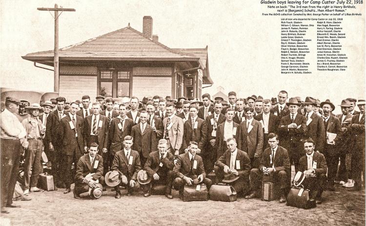 A LOOK BACK IN TIME | LEAVING FOR CAMP CUSTER 1918
