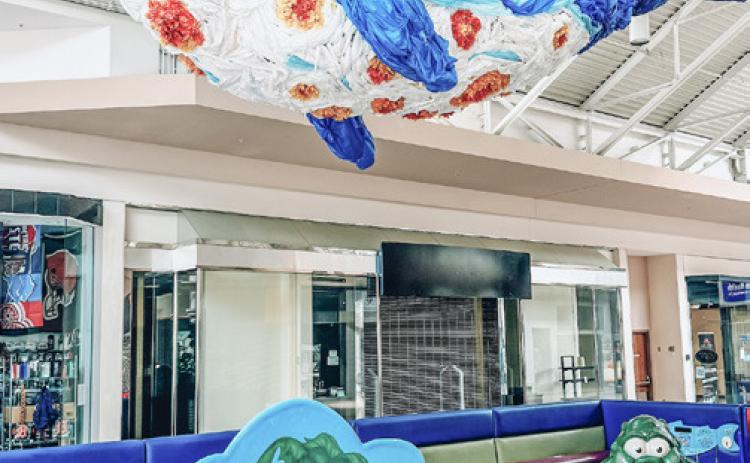 Pearl the whale gets a new home at the Midland Mall