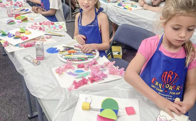 KIDS’ ART CAMP HAS CONTINUED SUCCESS