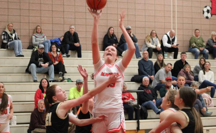 Taryn Roberts lays it up and lays it in during Beaverton’s 64-34 victory over visiting Bullock Creek on Thursday night.