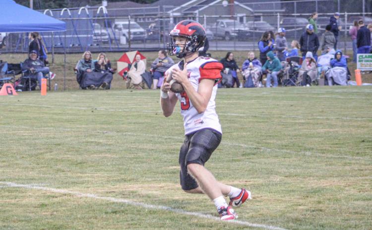 Kamdyn Avila and the Beaverton football team put up some points in Friday night’s season finale, but came up short at Houghton Lake.