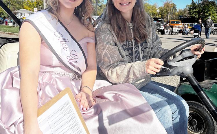 Pictured are Miss Gladwin County Audi Schmidt and Taylor Vasher.