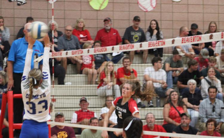 Beaverton volleyball wins JPC opener in five