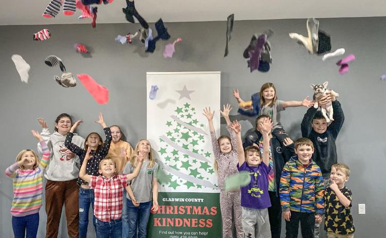 Country Blend 4-H Club collects socks for “Socktober”