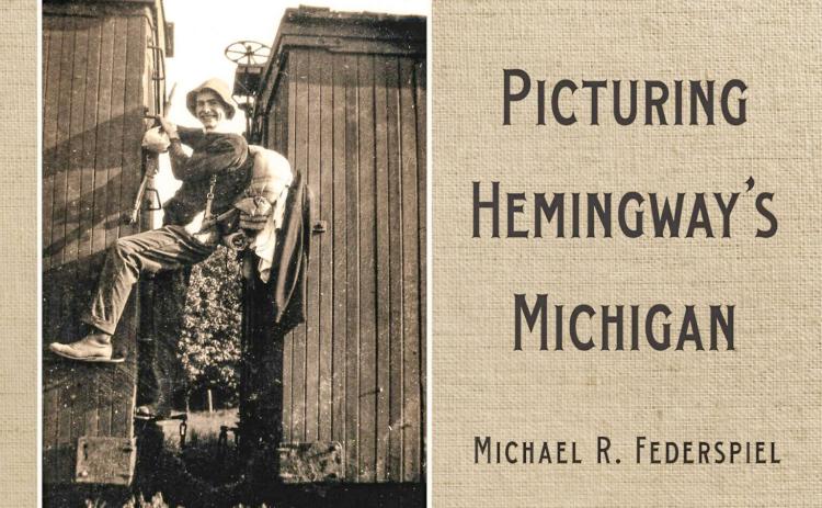 The cover of “Picturing Hemingway’s Michigan” features a teenage Ernest Hemingway. WAYNE STATE UNIVERSITY PRESS