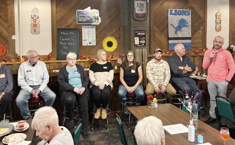 Gladwin City Council and Mayoral candidates were at Cedar Haus Oct. 21 to receive questions from city residents.