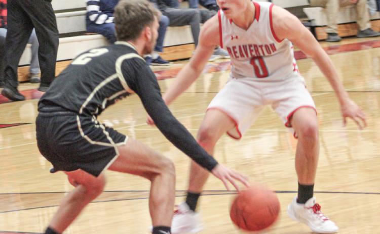 Beaverton’s Caiden Loar cranks up the defensive pressure during a game earlier this season.