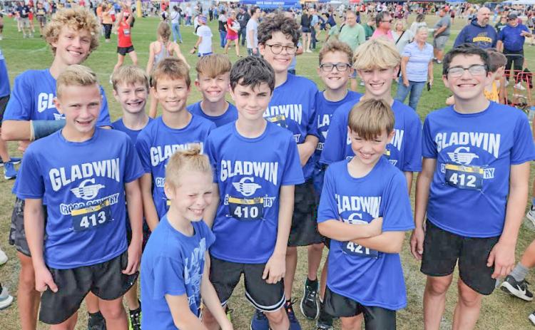 GJHS Boys CC run at Shepherd Bluejay Invitational