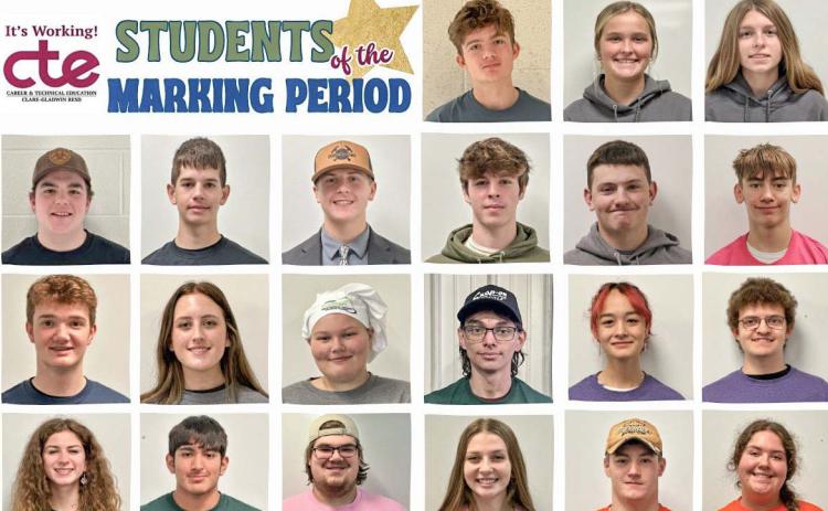 CTE Students of the Marking Period announced