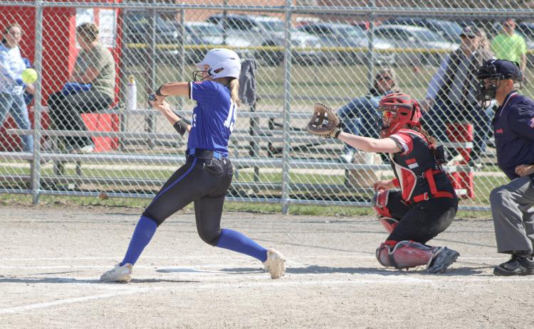 Gladwin’s Adree Ritchie had a home run in the first game of last week’s doubleheader split at Beaverton.