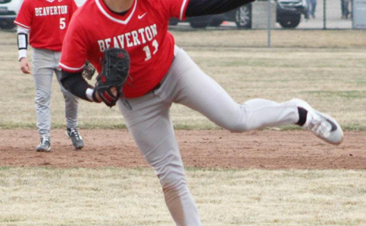 Beaverton southpaw Landon Love pitched his way to First Team All-State honors this season with a 9-2 record and 109 strikeouts.