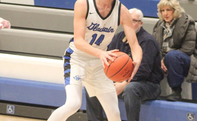 Peyton Koshorek had nine points and six rebounds in Gladwin’s 78-35 victory over visiting St. Louis last week, part of a 12-game win streak for the Flying G’s.