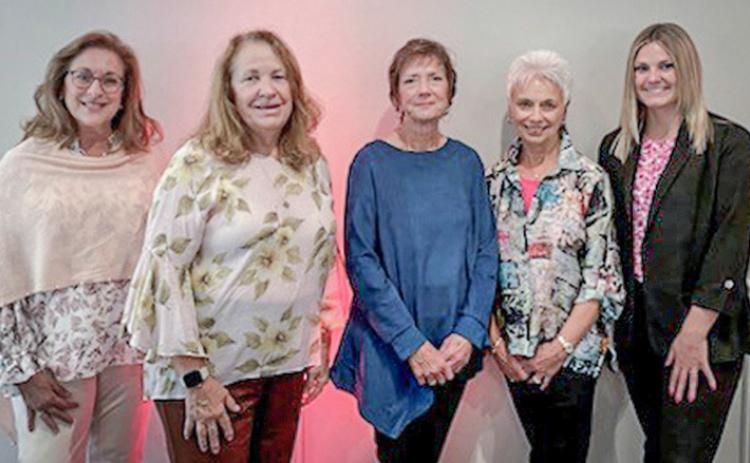 2024 Bra-La-La Committee members pictured left to right: Patti Regnery, Jaye Smith, Linda Lay, Daureen Pisano and Kelsey Killinger. The evening successfully raised more than $27,000 for the Breast Health Fund of MyMichigan Medical Center Gladwin.