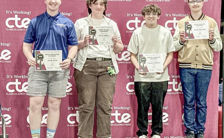 Digital Media students were celebrated during the May 6 awards ceremony, which highlighted students from 11 different CTE programs for their hard work, growth, and achievement throughout the year.