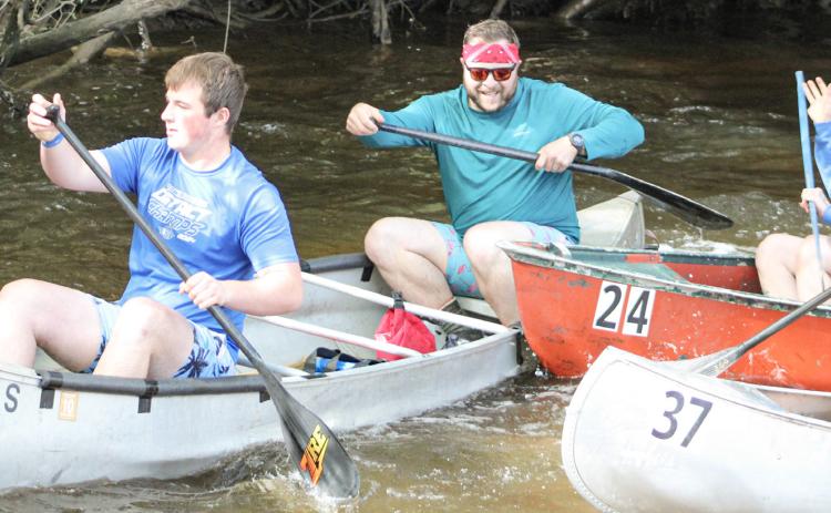 The Gladwin County River Race of Two Cities had a sparkling debut over Memorial Day weekend but, as this photo would attest, that doesn’t mean there weren’t a few jam-ups at the start of the races.