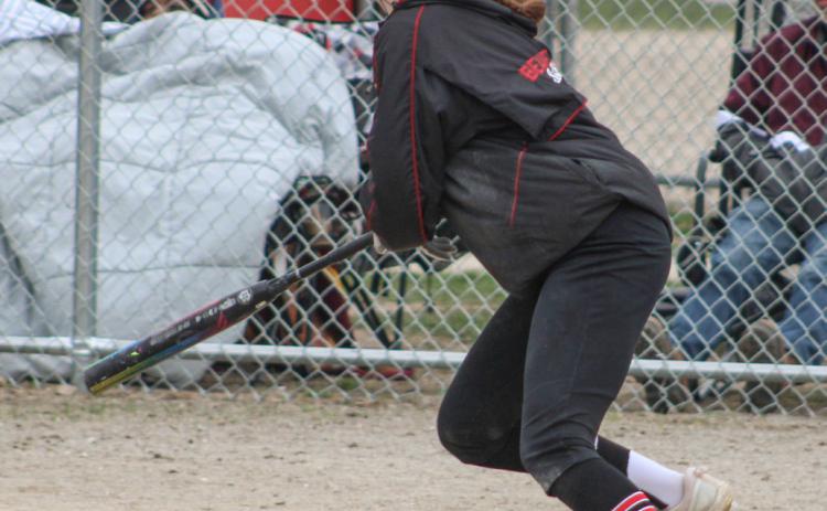 Beaverton’s Bryar Pollard had a total of five hits in two games last week when the Beavers split a doubleheader with Harrison.