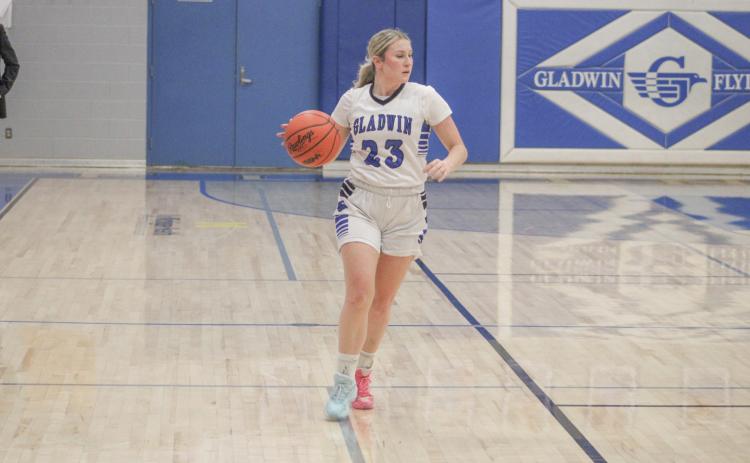 Liz Winchester scored 17 points Monday night to lead Gladwin to a 47-26 victory over visiting Coleman that gave the Flying G’s their first win of the season.