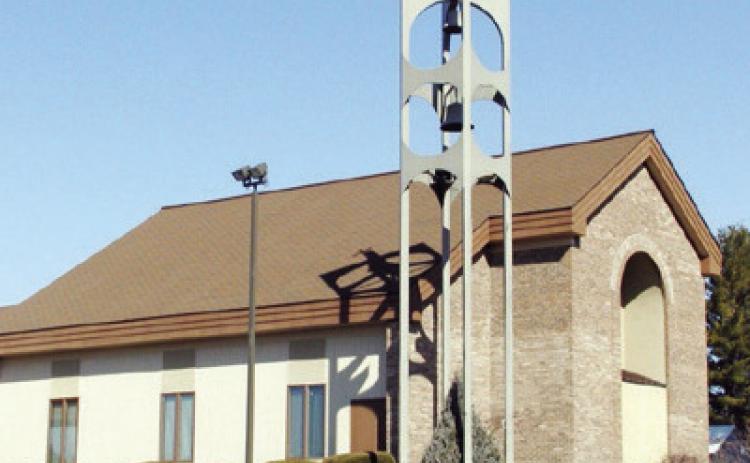 Community food distribution at Christ The King April 19