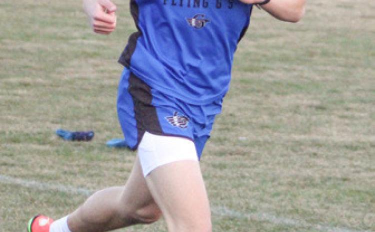 Gladwin’s Ben Verellen ran to wins in the 800 and 1600 in a Jack Pine Conference dual meet last week at Clare.