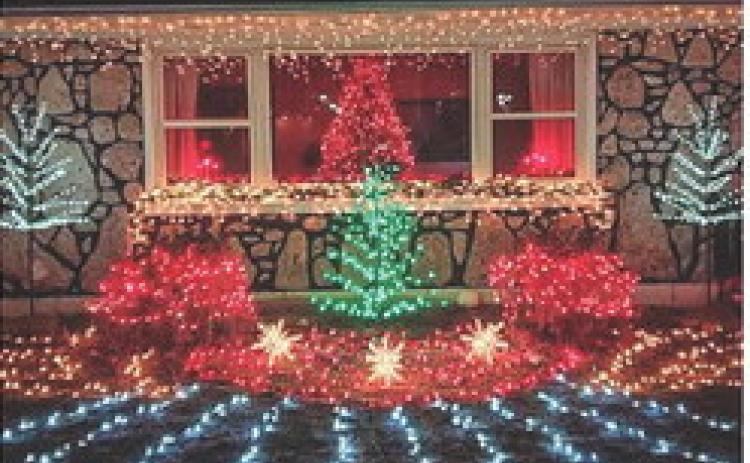 City of Gladwin Home Decoration Christmas Light Contest 2023.