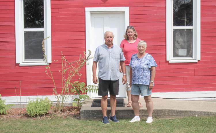 HISTORICAL VILLAGE SCHOOLHOUSE RECEIVES A FRESH COAT OF PAINT