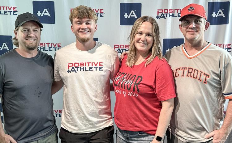 Beaverton graduate Lincoln Stoike and his family and friends got together at Comerica Park after he received the Positive Athlete Award for boys’ basketball in Michigan.
