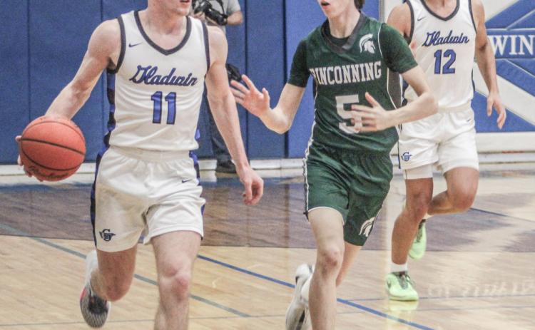 Trace Corlew will be back in the back court for Gladwin during his senior year this season.