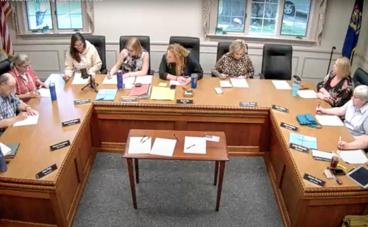 Pictured is the Gladwin City Council at the Regular Meeting on June 16.