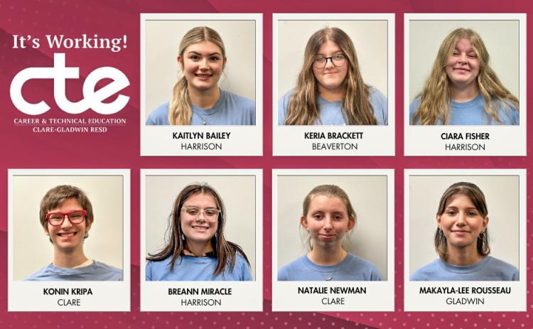 Clare-Gladwin CTE students pass ETS Parapro Assessment