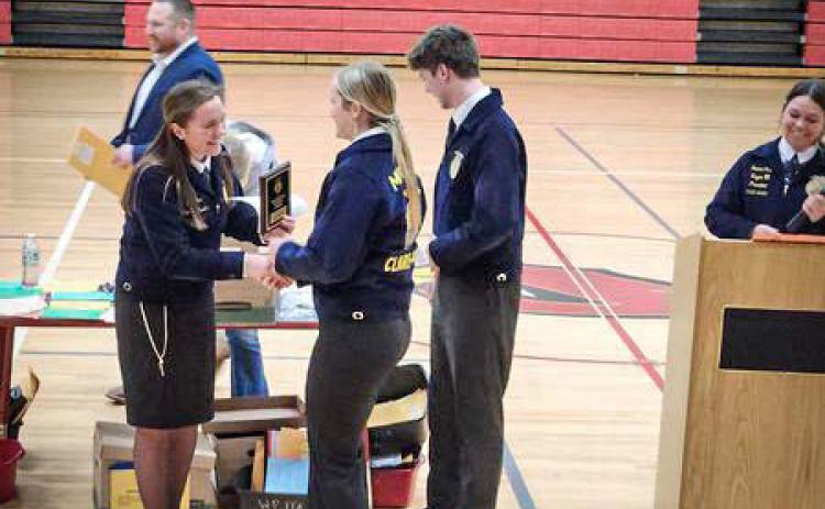 JONES COMPETES IN REGION VI FFA LEADERSHIP CONTEST