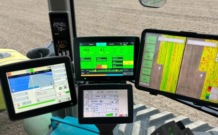Pictured is the interior of a planter tractor. JEFF SANDBORN
